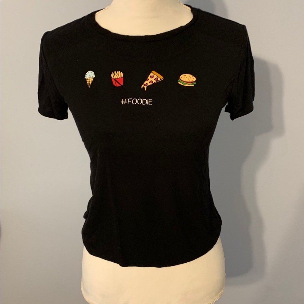 Black tee shirt